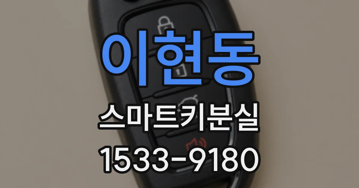 이현동 스마트키분실