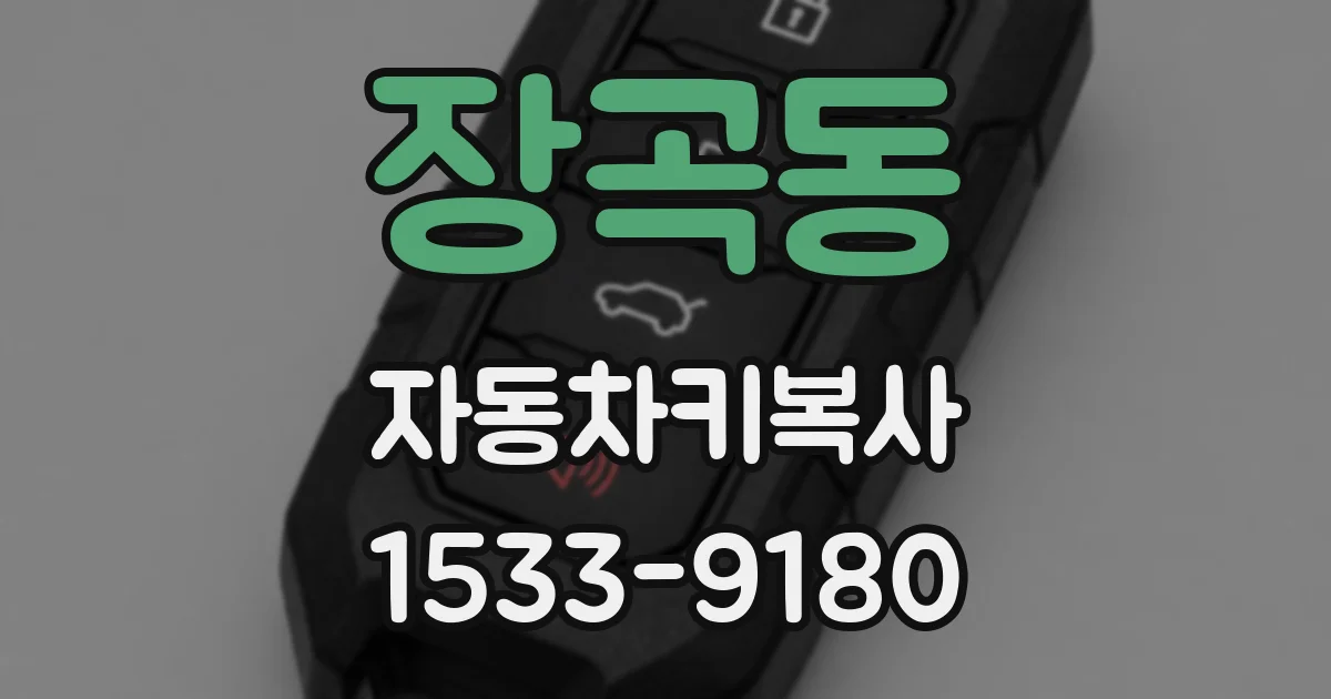 장곡동 자동차키복사