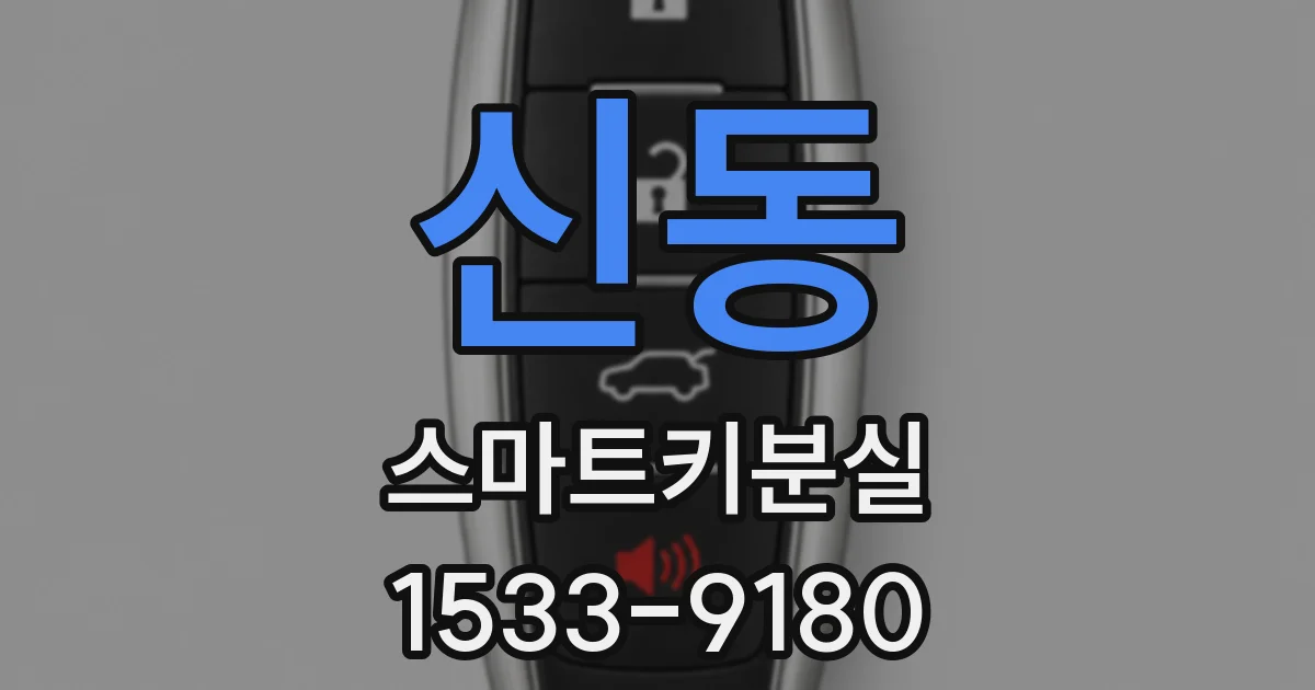 신동 스마트키분실