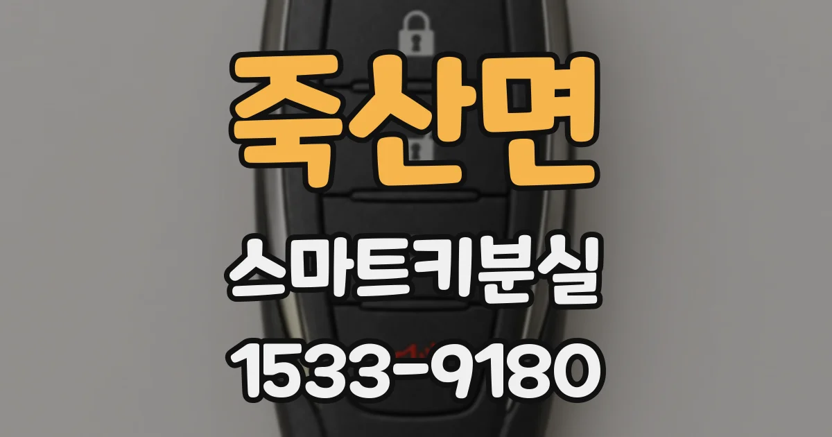 죽산면 스마트키분실