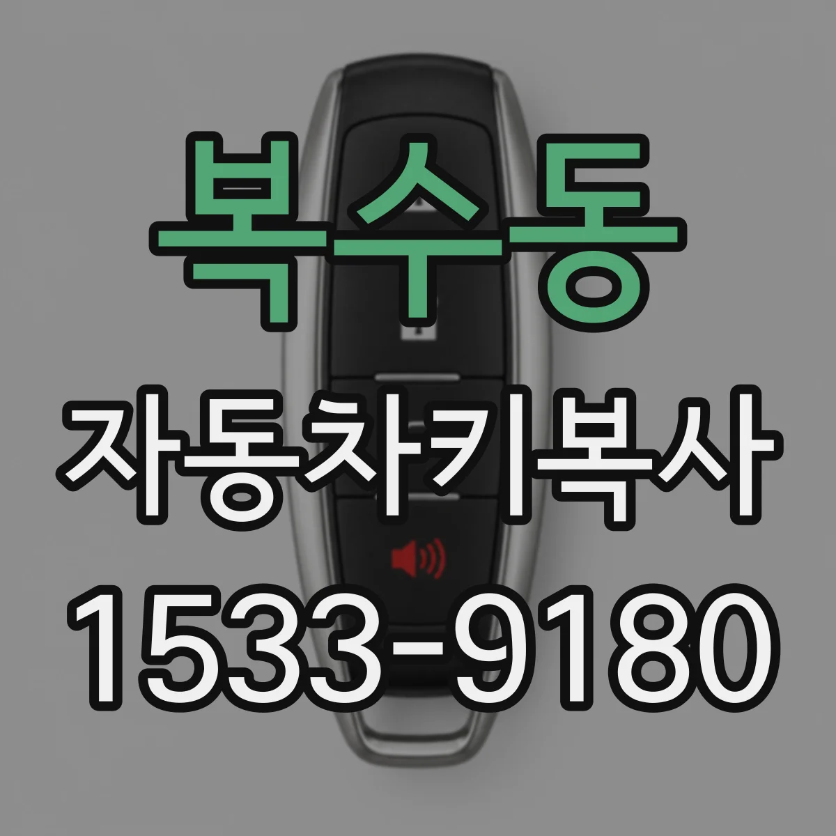복수동 자동차키복사