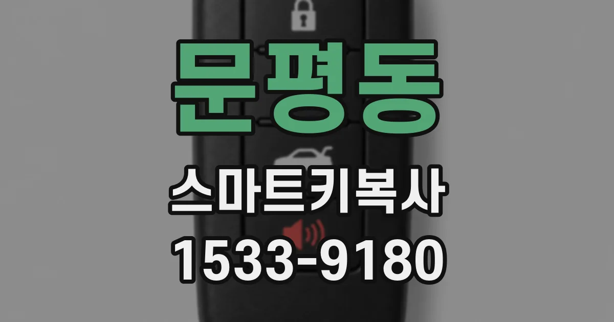 문평동 스마트키복사
