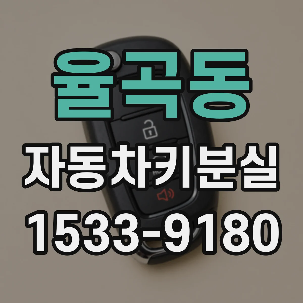 율곡동 자동차키분실