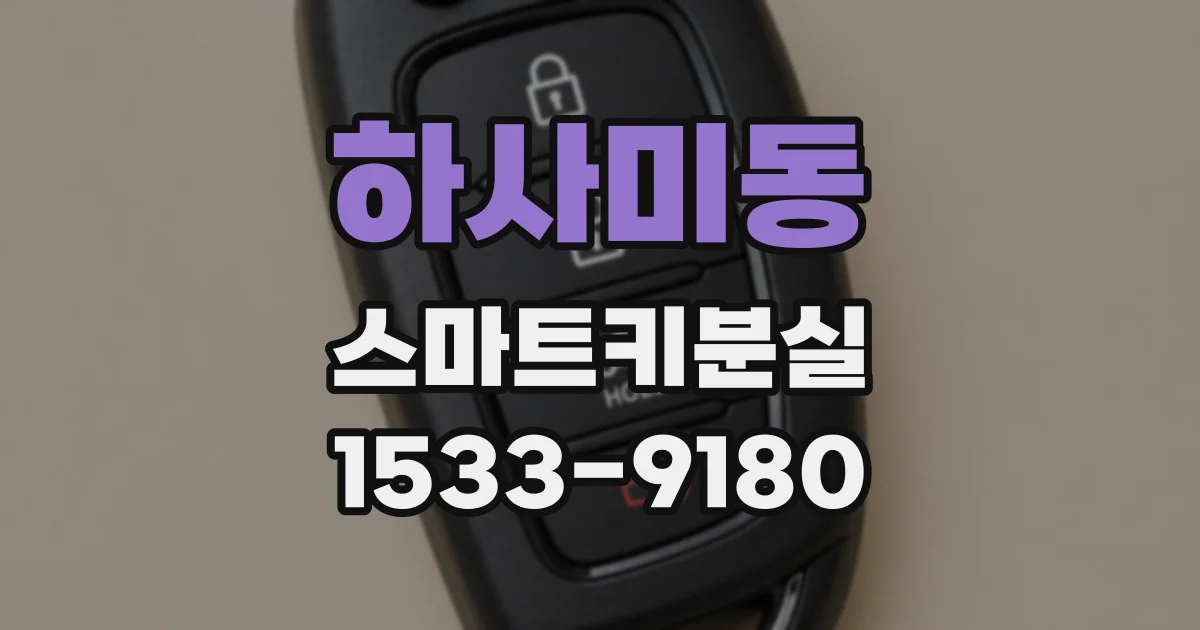 하사미동 스마트키분실