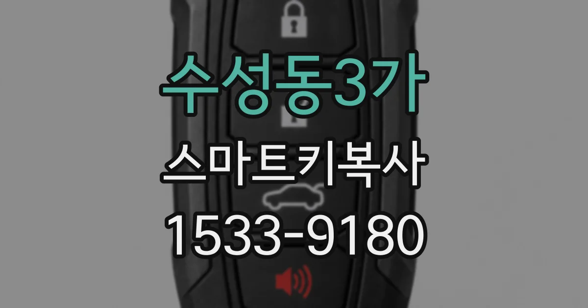 수성동3가 스마트키복사