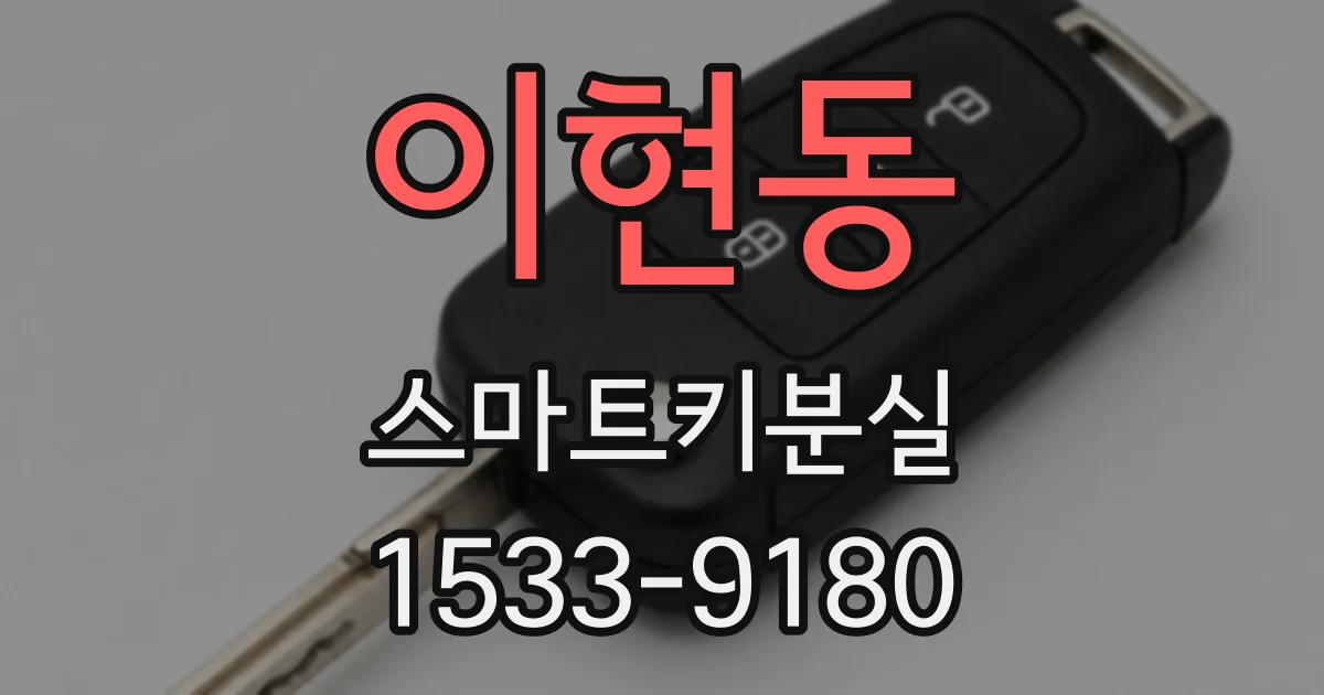 이현동 스마트키분실