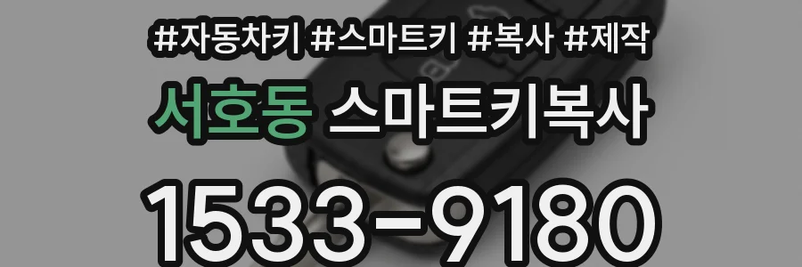 서호동 스마트키복사