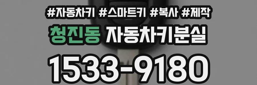 청진동 자동차키분실