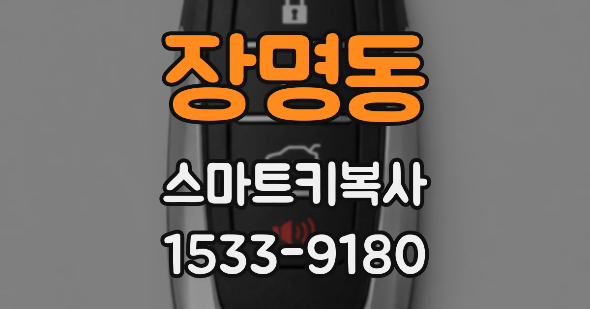 장명동 스마트키복사