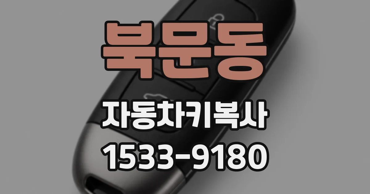 북문동 자동차키복사