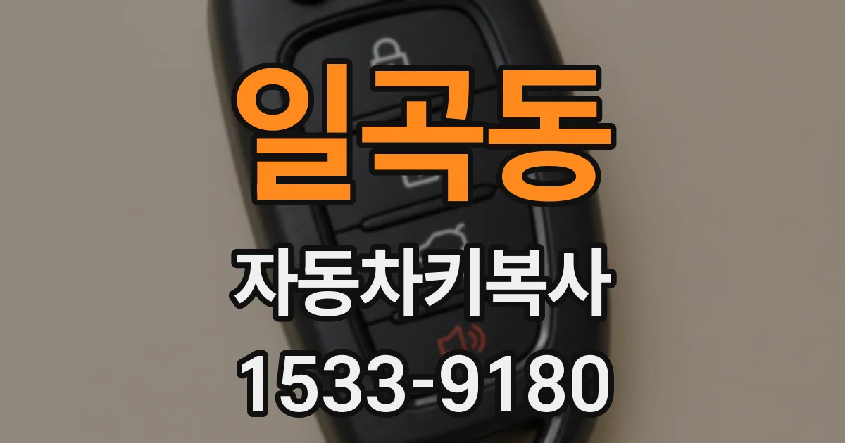 일곡동 자동차키복사