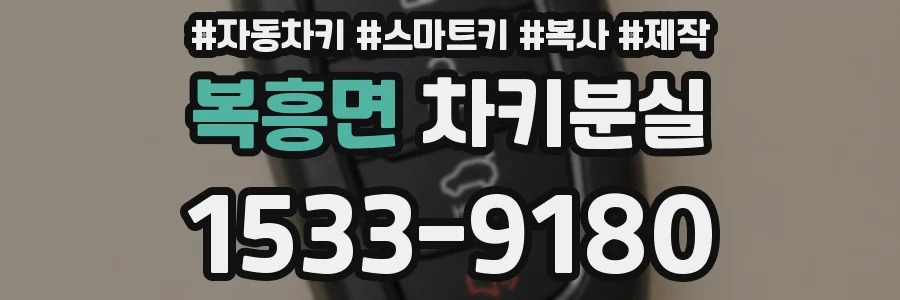 복흥면 차키분실