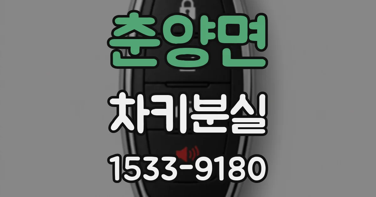 춘양면 차키분실