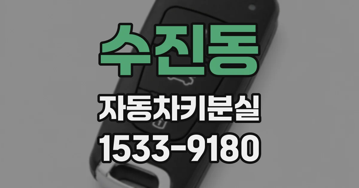수진동 자동차키분실