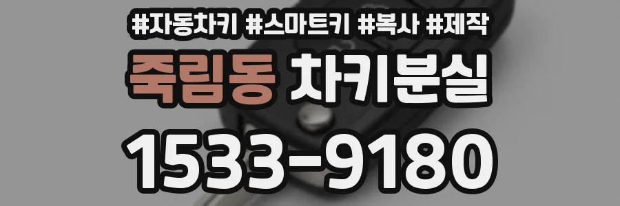 죽림동 차키분실
