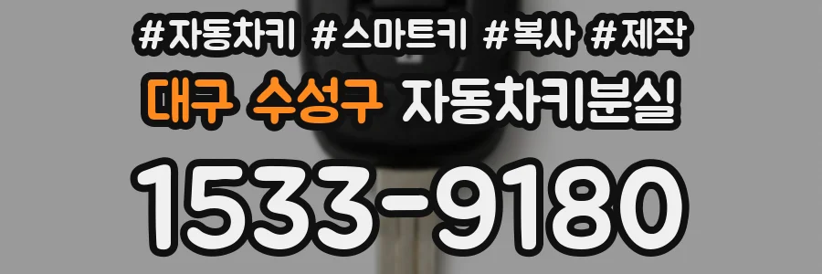 대구 수성구 자동차키분실