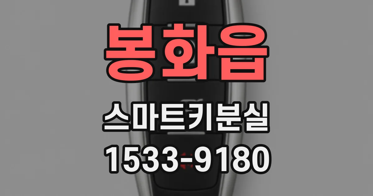 봉화읍 스마트키분실
