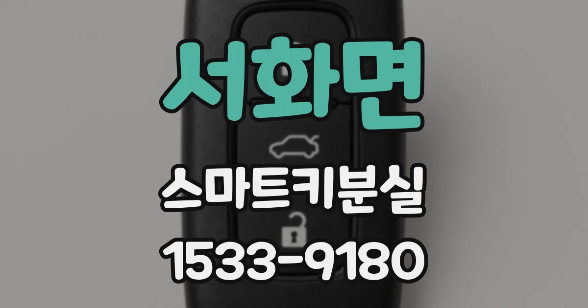 서화면 스마트키분실