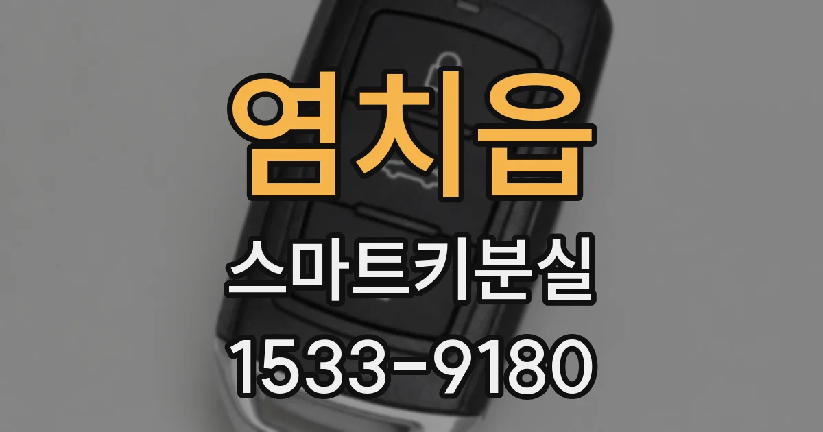 염치읍 스마트키분실