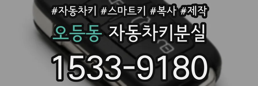 오등동 자동차키분실