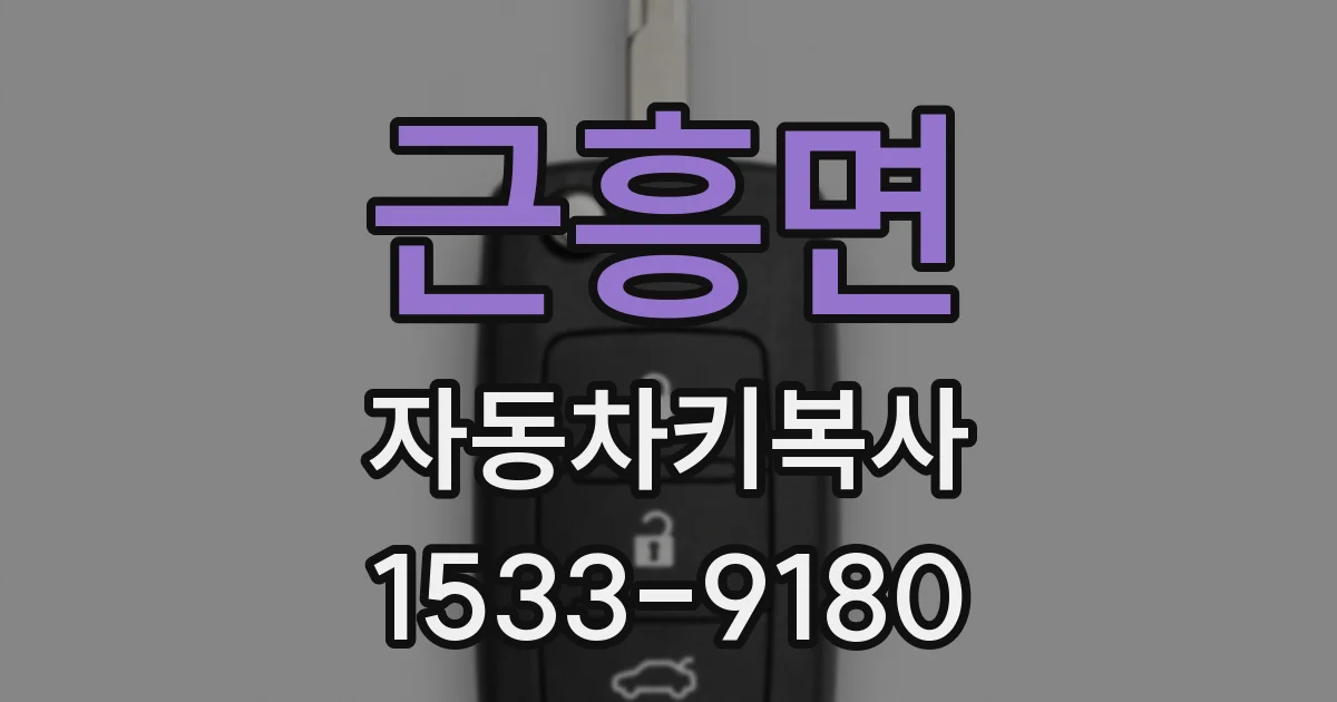 근흥면 자동차키복사