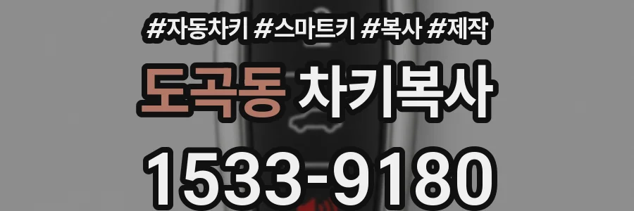 도곡동 차키복사