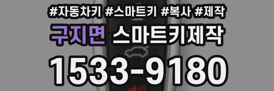 구지면 스마트키제작