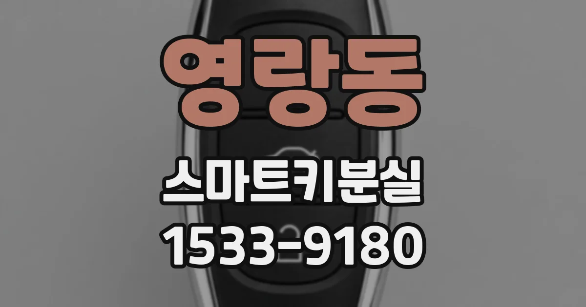 영랑동 스마트키분실