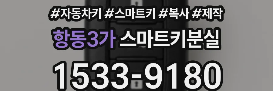 항동3가 스마트키분실
