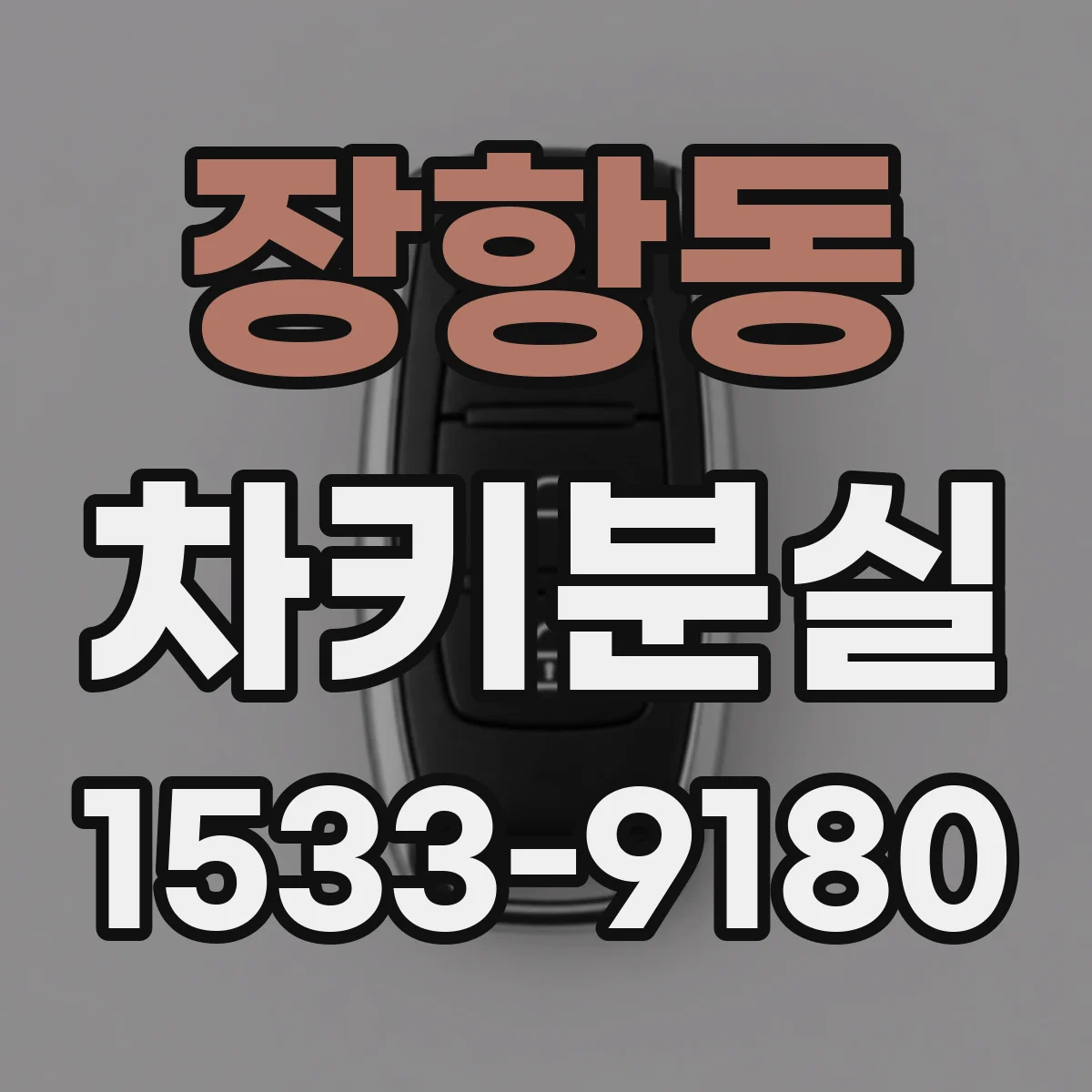 장항동 차키분실