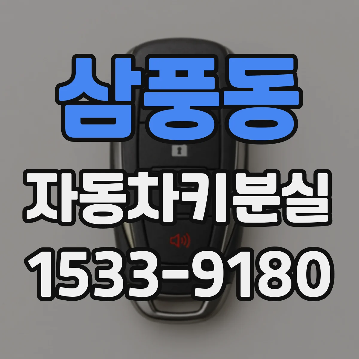 삼풍동 자동차키분실