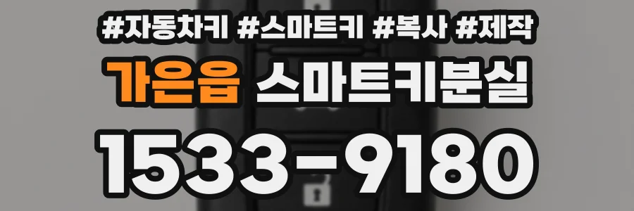 가은읍 스마트키분실