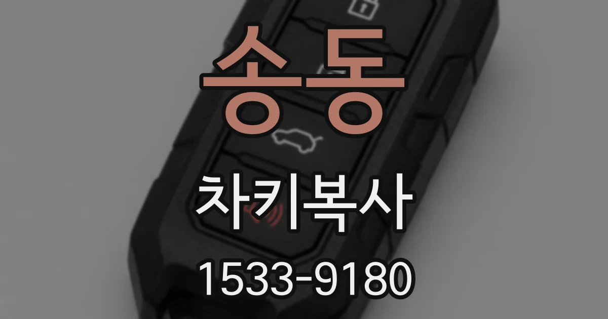 송동 차키복사