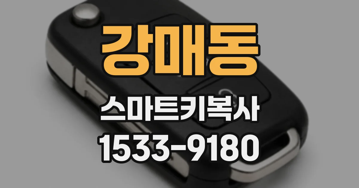 강매동 스마트키복사