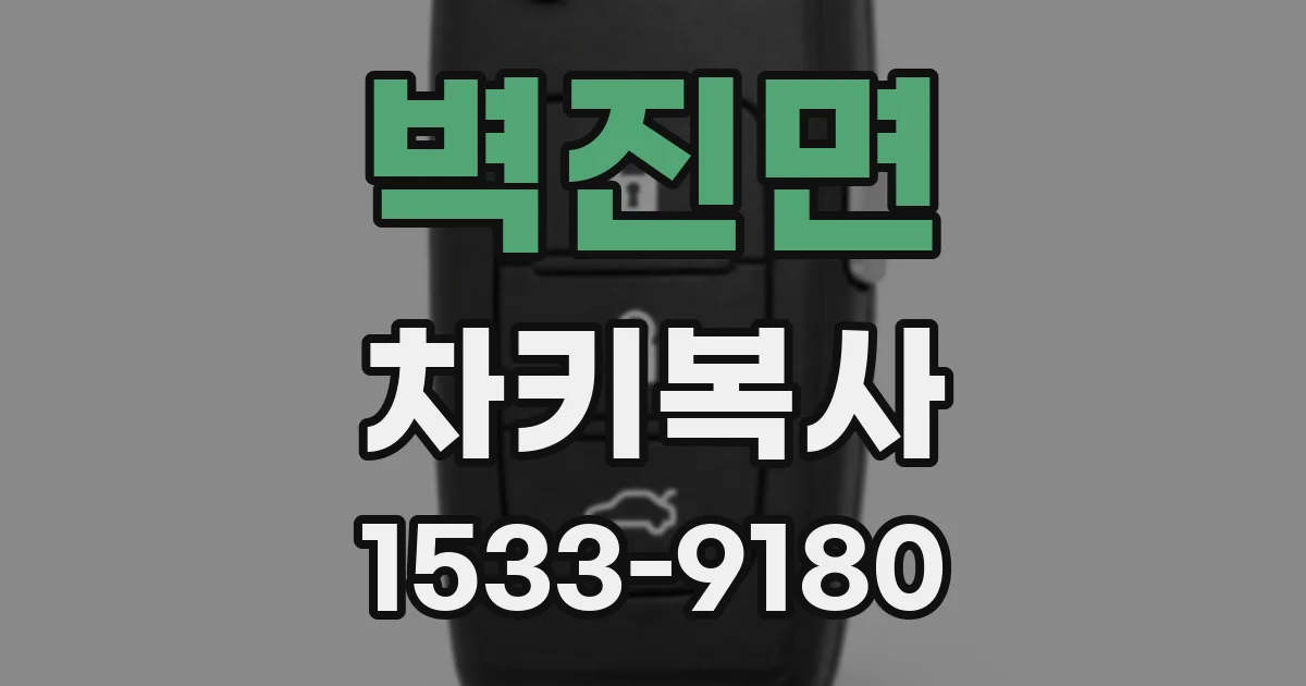 벽진면 차키복사