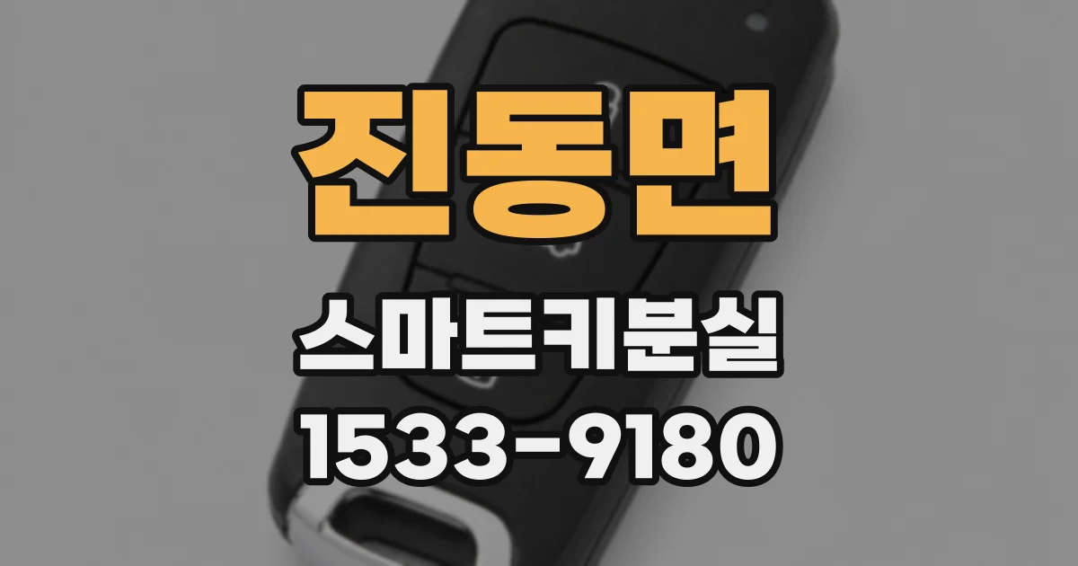 진동면 스마트키분실