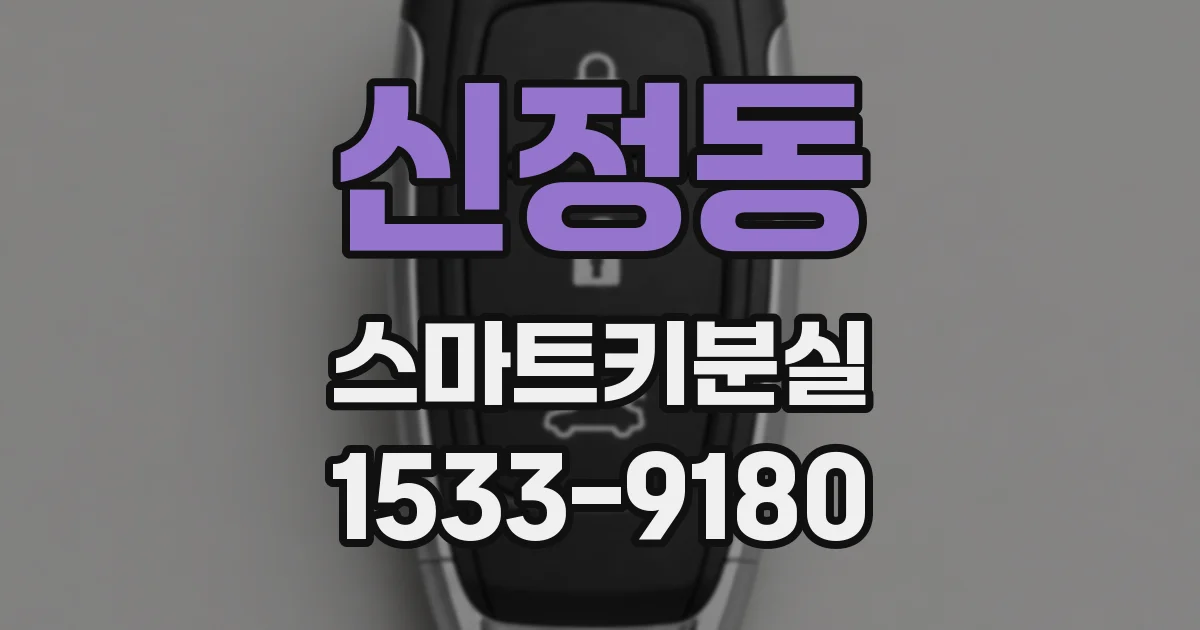 신정동 스마트키분실