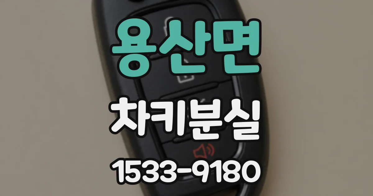 용산면 차키분실