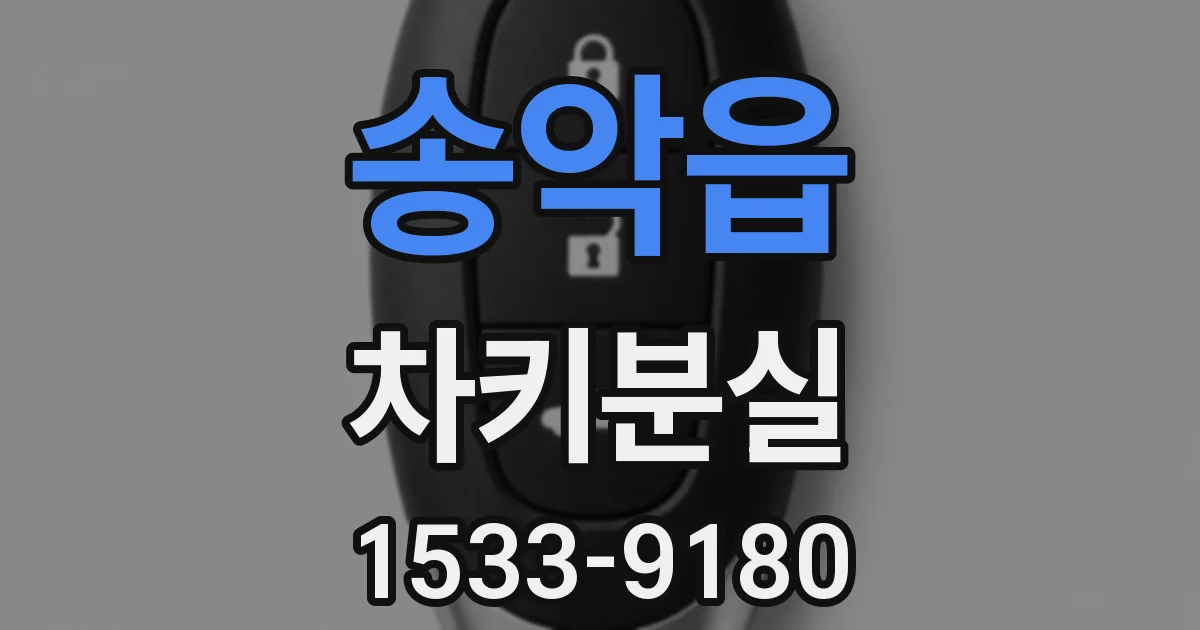 송악읍 차키분실