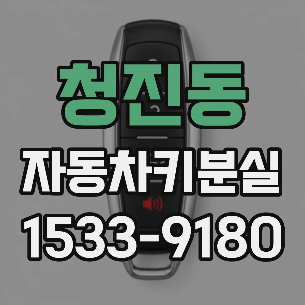 청진동 자동차키분실