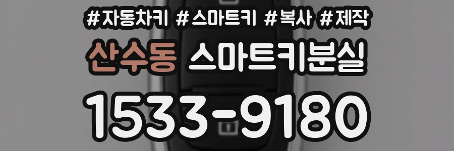 산수동 스마트키분실