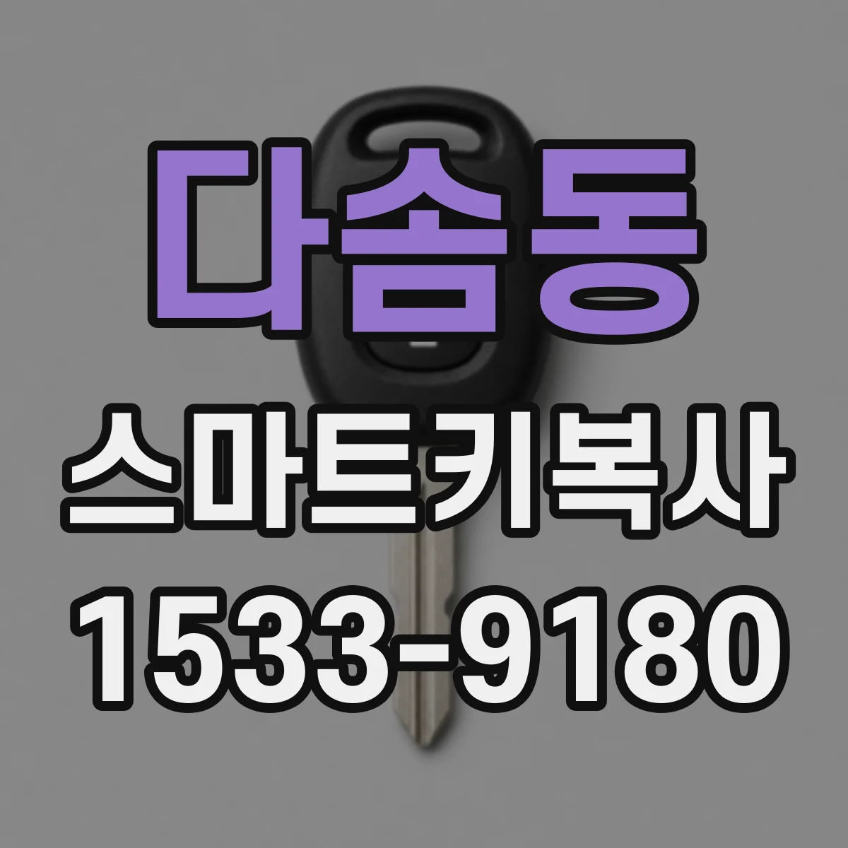 다솜동 스마트키복사