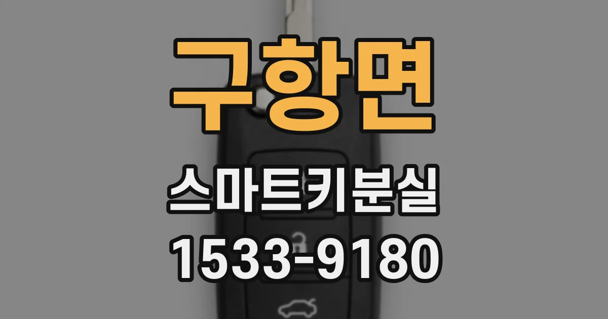구항면 스마트키분실