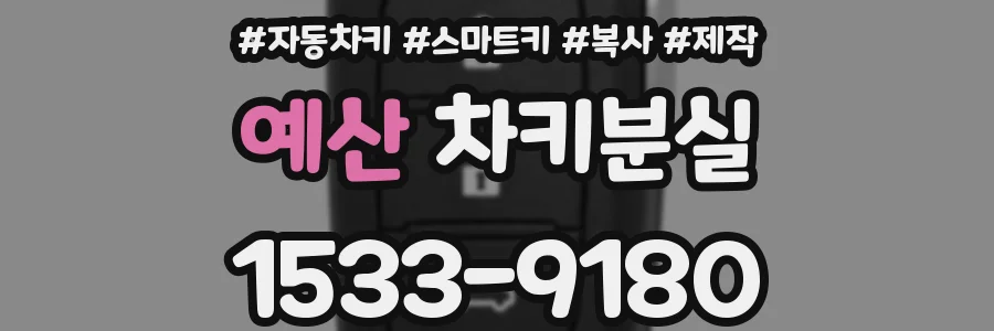 예산 차키분실