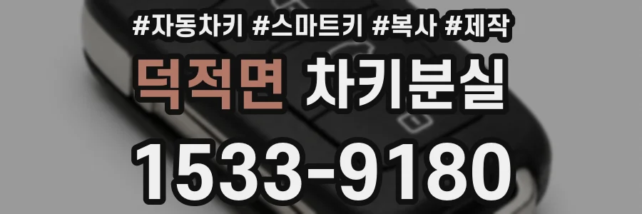 덕적면 차키분실