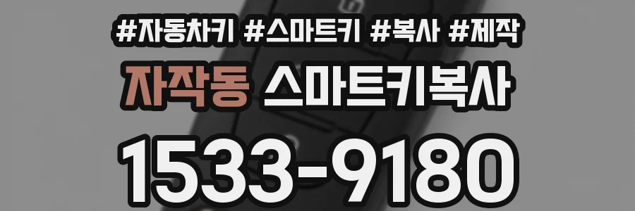 자작동 스마트키복사