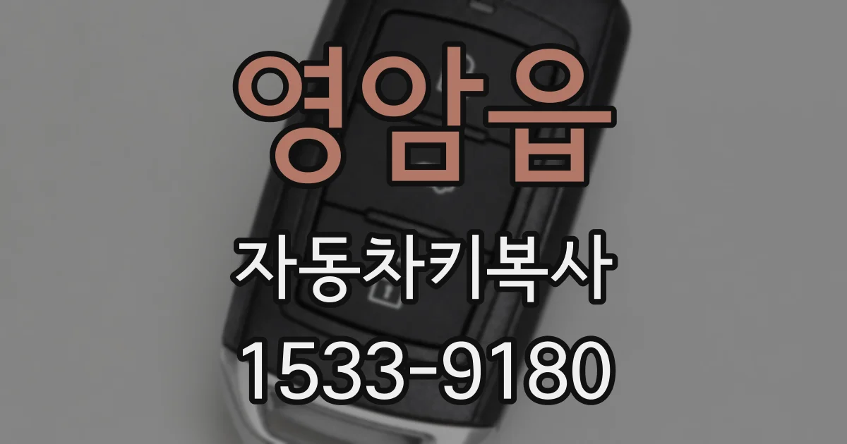영암읍 자동차키복사