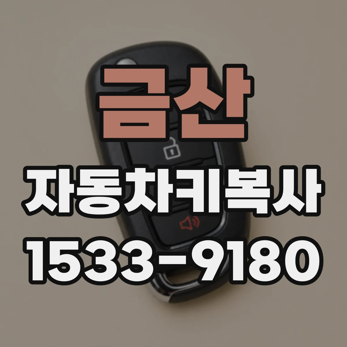 금산 자동차키복사