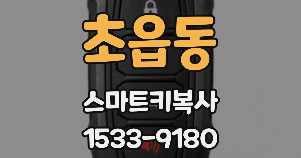 초읍동 스마트키복사