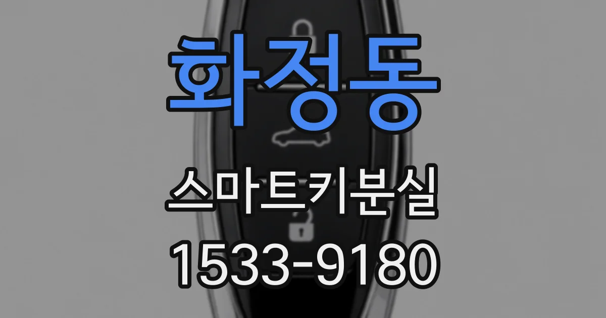 화정동 스마트키분실